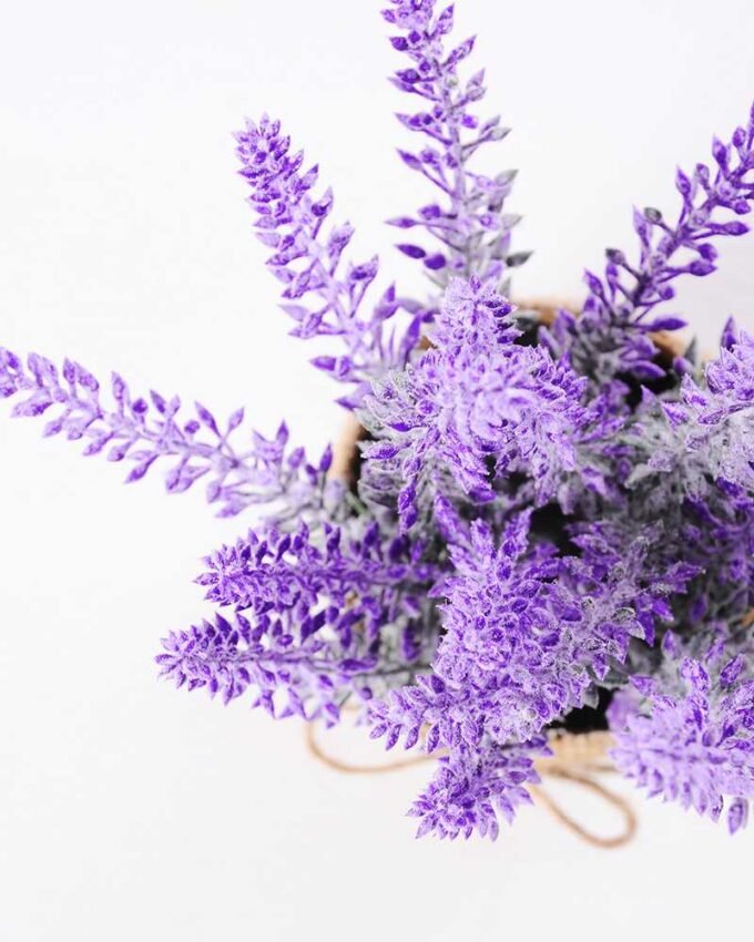 23CM Lavender in linen Pot GS-0339733