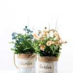 32CM Mum in metal Pot GS-0339753