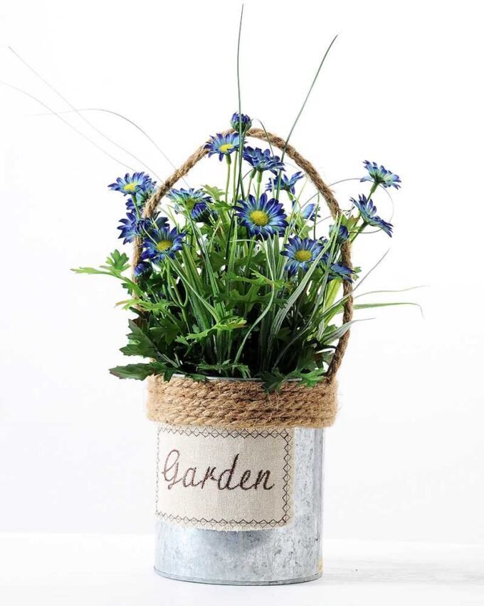 32CM Mum in metal Pot GS-0339753 4 32CM Mum in metal Pot GS-0339753
