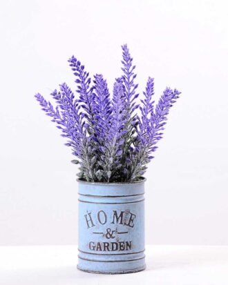 Lavender in Metal pot  H:19CM GS-0339801