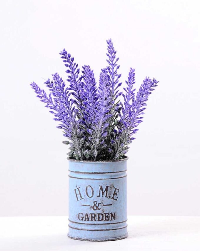 Lavender in Metal pot  H:19CM GS-0339801