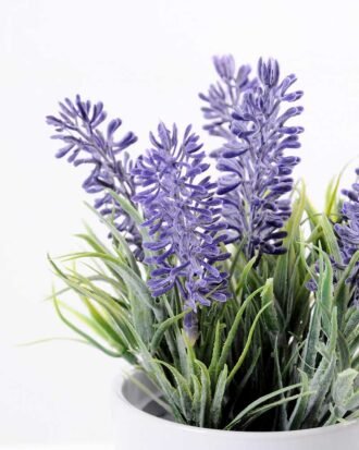 Lavender in Ceramic pot  H:17CM GS-0339810 Potted Flowers&Plants YeahFlower is one of Chinese leading OEM manufacturers and exporters , supplying the silk flowers, wholesale artificial trees Lavender in Ceramic pot  H:17CM GS-0339810