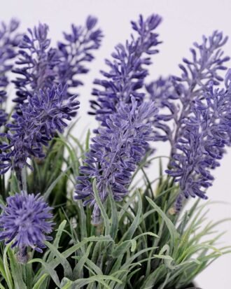 Lavender in Metal pot   H:24CM GS-0339817 Potted Flowers&Plants YeahFlower is one of Chinese leading OEM manufacturers and exporters , supplying the silk flowers, wholesale artificial trees Lavender in Metal pot   H:24CM GS-0339817