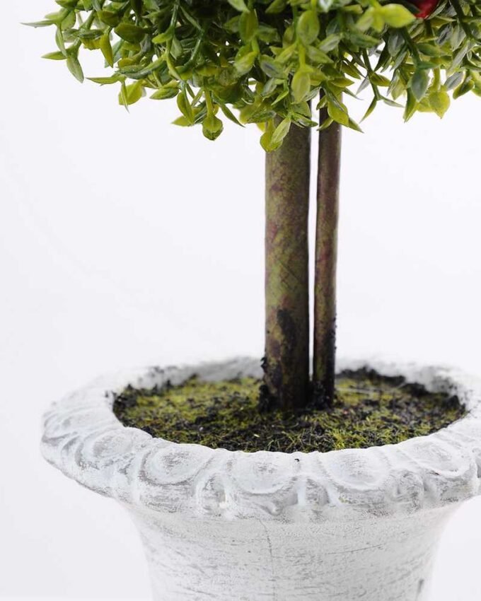 11*31cm A single red ball potted grass seeds GS-0690426