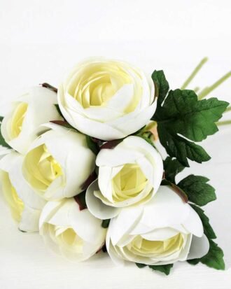 25cm Camellia bunch*7 GS-1450050