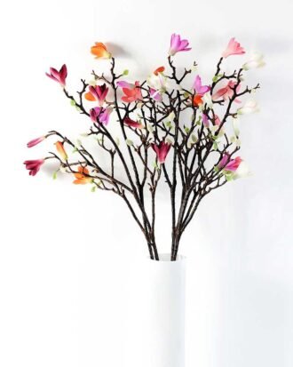 35*95CM MINI MAGNOLIA SPRAY GS-1450100 Single Flowers YeahFlower is one of Chinese leading OEM manufacturers and exporters , supplying the silk flowers, wholesale artificial trees 35*95CM MINI MAGNOLIA SPRAY GS-1450100