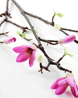 35*95CM MINI MAGNOLIA SPRAY GS-1450100 Single Flowers YeahFlower is one of Chinese leading OEM manufacturers and exporters , supplying the silk flowers, wholesale artificial trees 35*95CM MINI MAGNOLIA SPRAY GS-1450100