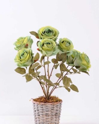 47cm Rose Bush*7 GS-1450125-G2 Flowers Bush YeahFlower is one of Chinese leading OEM manufacturers and exporters , supplying the silk flowers, wholesale artificial trees 47cm Rose Bush*7 GS-1450125-G2