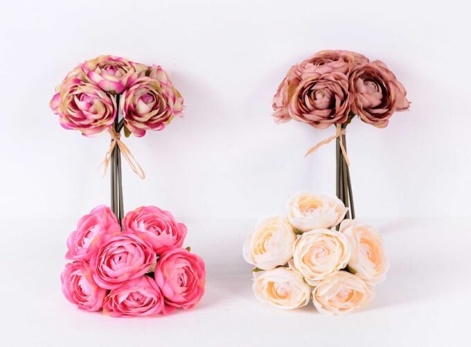 16*16*23CM camellia bouquet*6 GS-1680214A