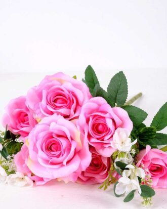 30*52cmRose bush*11 GS-1770095-P1 Flowers Bush YeahFlower is one of Chinese leading OEM manufacturers and exporters , supplying the silk flowers, wholesale artificial trees 30*52cmRose bush*11 GS-1770095-P1