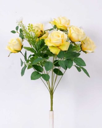 30*52cmRose bush*11 GS-1770095-Y1 Flowers Bush YeahFlower is one of Chinese leading OEM manufacturers and exporters , supplying the silk flowers, wholesale artificial trees 30*52cmRose bush*11 GS-1770095-Y1