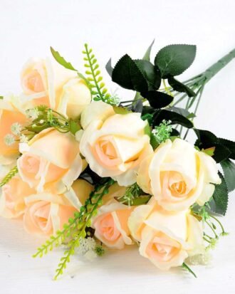 35*35*45CM Rose Bush*9 GS-1780021-C1 Flowers Bush YeahFlower is one of Chinese leading OEM manufacturers and exporters , supplying the silk flowers, wholesale artificial trees 35*35*45CM Rose Bush*9 GS-1780021-C1
