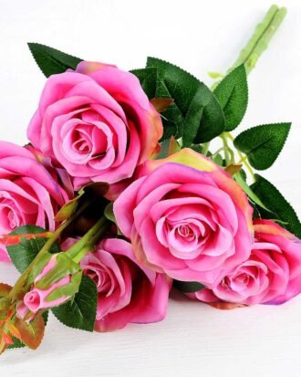 20*20*50CM Rose Bush*7 GS-1780030-Z1 Flowers Bush YeahFlower is one of Chinese leading OEM manufacturers and exporters , supplying the silk flowers, wholesale artificial trees 20*20*50CM Rose Bush*7 GS-1780030-Z1