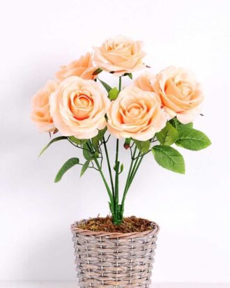 25*25*43CM Rose Bush*7 GS-1810035-C1