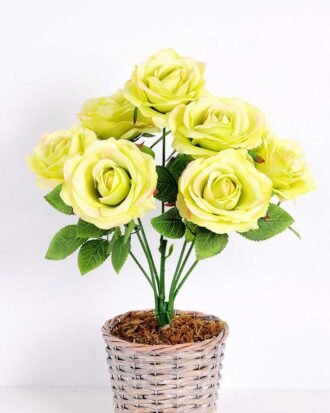 25*25*43CM Rose Bush*7 GS-1810035-G1