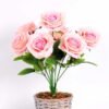 25*25*43CM Rose Bush*7 GS-1810035-P1