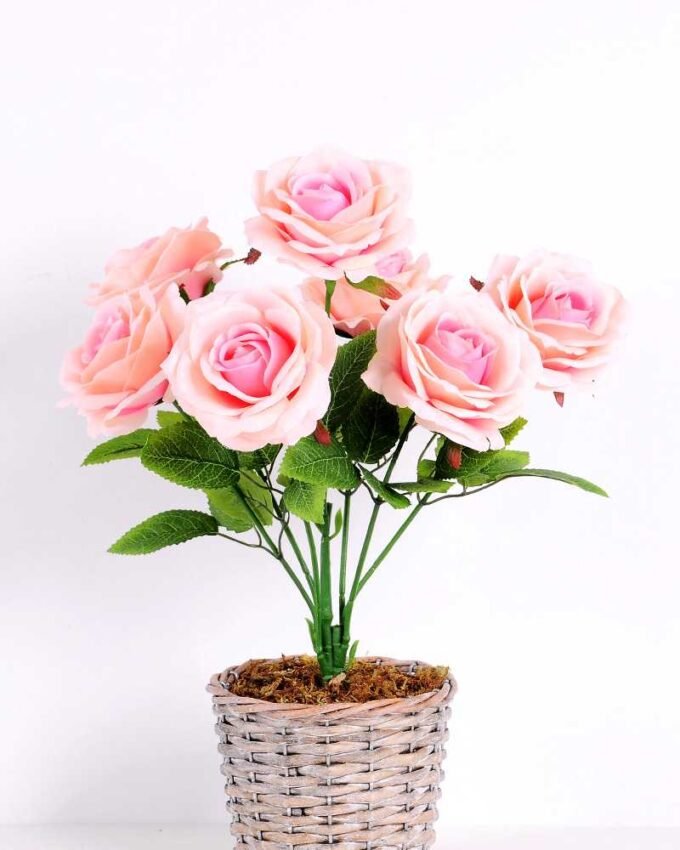 25*25*43CM Rose Bush*7 GS-1810035-P1