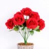 25*25*43CM Rose Bush*7 GS-1810035-R1