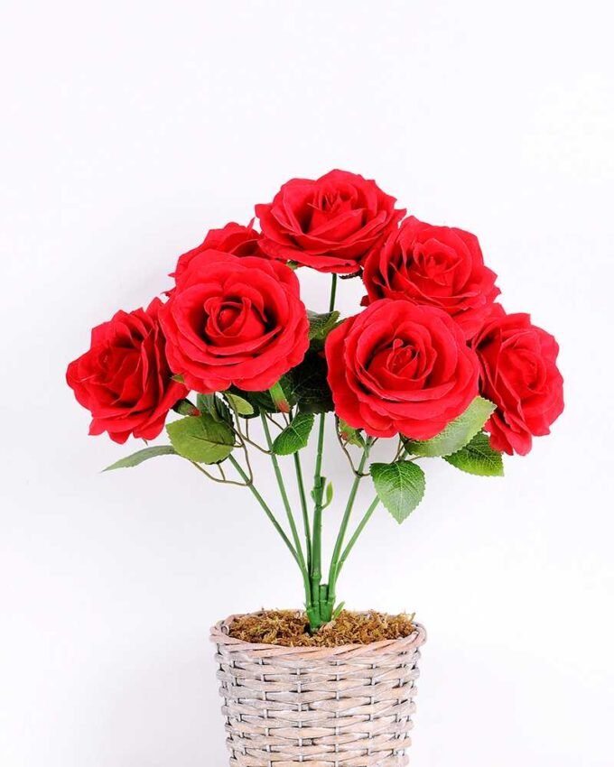 25*25*43CM Rose Bush*7 GS-1810035-R1