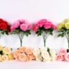 25*25*43CM Rose Bush*7 GS-1810035-R1