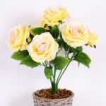25*25*43CM Rose Bush*7 GS-1810035-Y1
