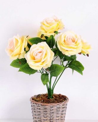 25*25*43CM Rose Bush*7 GS-1810035-Y1