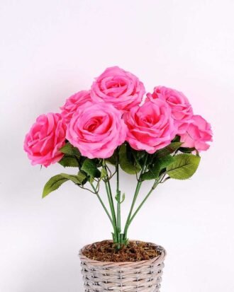 25*25*45CM Rose Bush*7 GS-1810037-P1