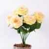 25*25*45CM Rose Bush*7 GS-1810037-Y1