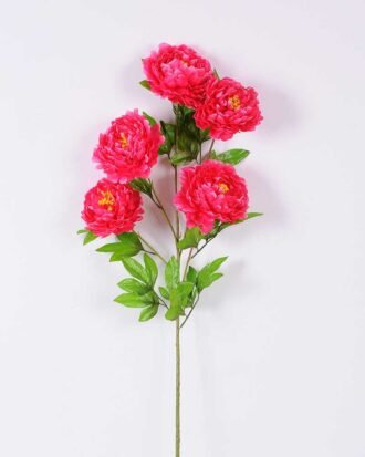 25*110cm Peony spray*5 GS-1830009-P2 Single Flowers YeahFlower is one of Chinese leading OEM manufacturers and exporters , supplying the silk flowers, wholesale artificial trees 25*110cm Peony spray*5 GS-1830009-P2