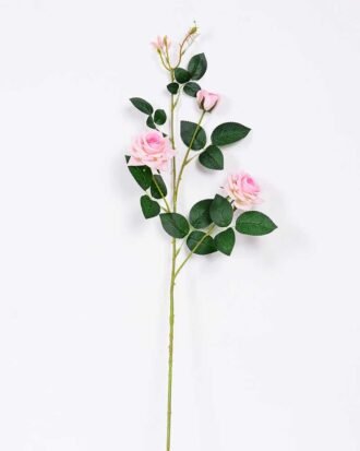 17*82cm Velvet mini rose spray*3 GS-2390011-P1
