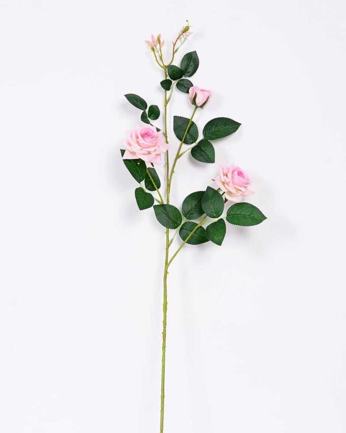 17*82cm Velvet mini rose spray*3 GS-2390011-P1