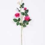 17*82cm Velvet mini rose spray*3 GS-2390011-P2