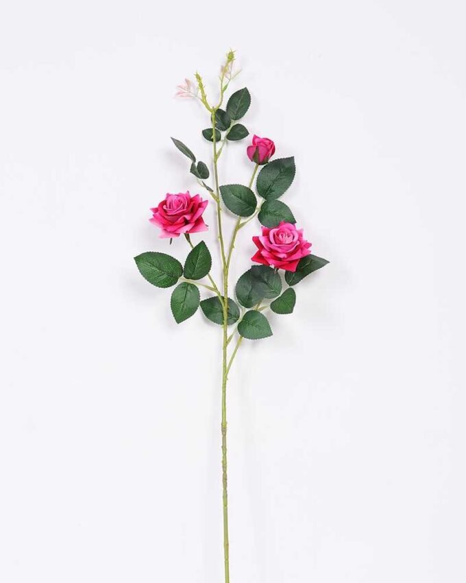17*82cm Velvet mini rose spray*3 GS-2390011-P2