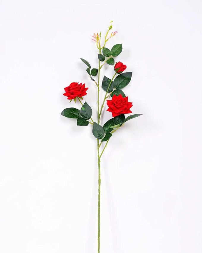 17*82cm Velvet mini rose spray*3 GS-2390011-R1