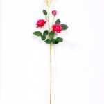 17*82cm Velvet mini rose spray*3 GS-2390011-R2