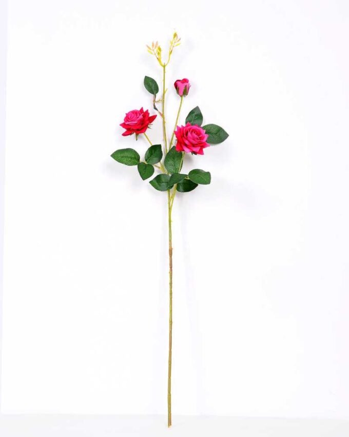 17*82cm Velvet mini rose spray*3 GS-2390011-R2