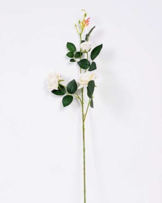 17*82cm Velvet mini rose spray*3 GS-2390011-W1