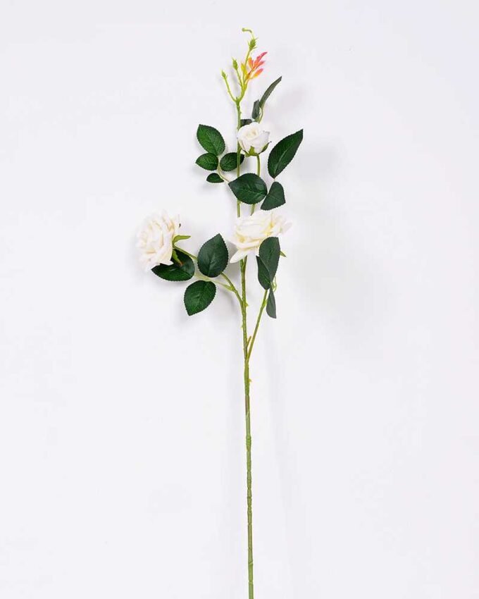 17*82cm Velvet mini rose spray*3 GS-2390011-W1