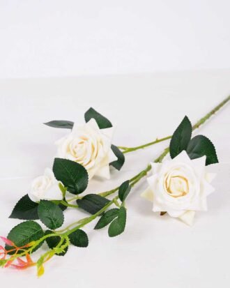 17*82cm Velvet mini rose spray*3 GS-2390011-W1