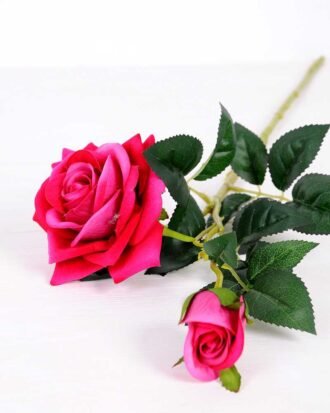 20*71cm Velvet rose spray*2 GS-2390014-P2