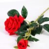 20*71cm Velvet rose spray*2 GS-2390014-R1