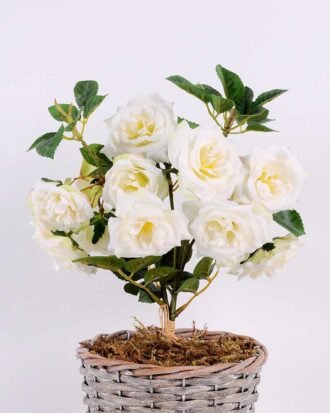 22*22*34CM Rose Bouquet GS-2580109-W1 Bouquet YeahFlower is one of Chinese leading OEM manufacturers and exporters , supplying the silk flowers, wholesale artificial trees 22*22*34CM Rose Bouquet GS-2580109-W1