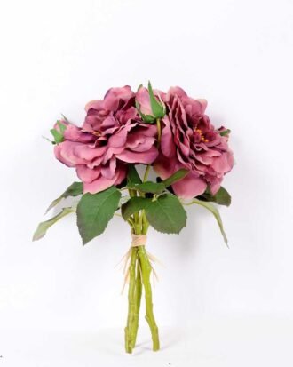 27*33CM Rose Bouquet GS-2580114-P1 Bouquet YeahFlower is one of Chinese leading OEM manufacturers and exporters , supplying the silk flowers, wholesale artificial trees 27*33CM Rose Bouquet GS-2580114-P1