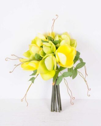 22*22*30CM Magnolia?flower*9 GS-2620119-G2 Flowers Bush YeahFlower is one of Chinese leading OEM manufacturers and exporters , supplying the silk flowers, wholesale artificial trees 22*22*30CM Magnolia?flower*9 GS-2620119-G2