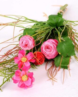 30*30*50CM Ranunculus*5 GS-2620176-R1 Bouquet YeahFlower is one of Chinese leading OEM manufacturers and exporters , supplying the silk flowers, wholesale artificial trees 30*30*50CM Ranunculus*5 GS-2620176-R1
