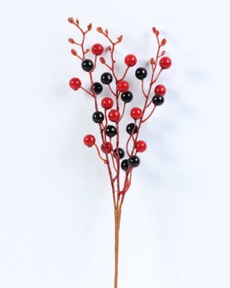 10*45cm red/black berry spray GS-3010098