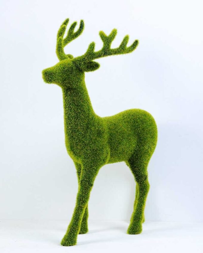 32*45cm flocking Sika deer GS-3010104