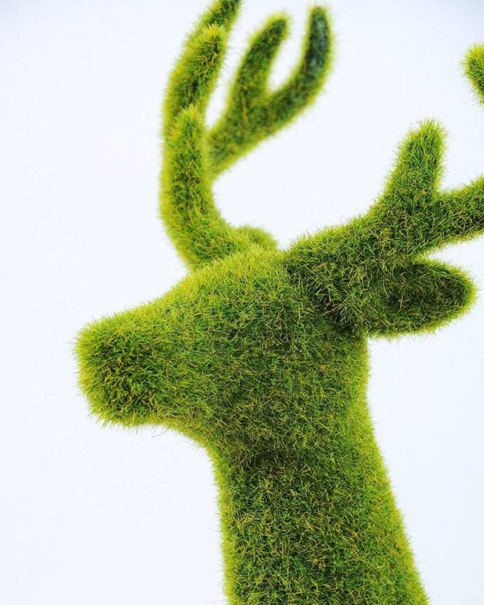 32*45cm flocking Sika deer GS-3010104