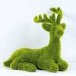 20*16cm flocking Sika deer GS-3010105