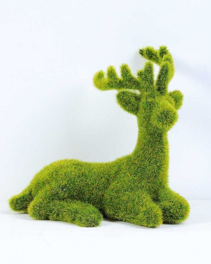 20*16cm flocking Sika deer GS-3010105 1 20*16cm flocking Sika deer GS-3010105